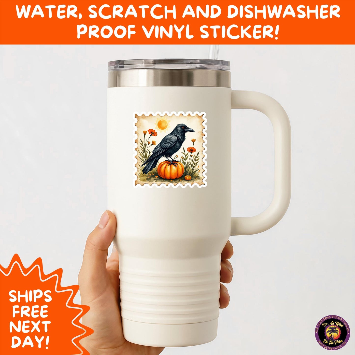 HALLOWEEN VINYL STICKERS | Spooky Ghosts, Witches, Pumpkins, Skulls and Bats – Waterproof Halloween Sticker Pack for All Ages