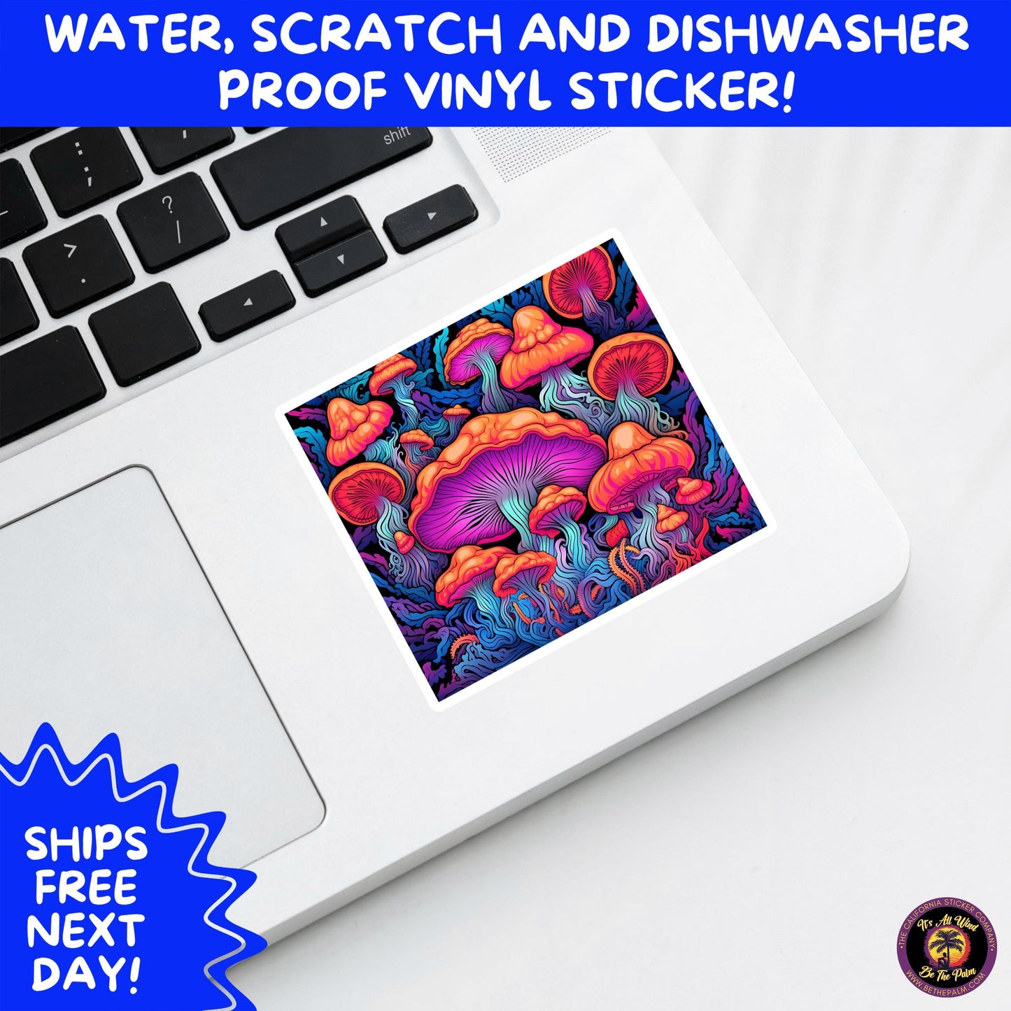 PSYCHEDELIC ART STICKERS | Trippy Groovy Vinyl Decals for Journals, Water Bottles, Laptops, Hippie Aesthetic Stickers for Vibe Lovers