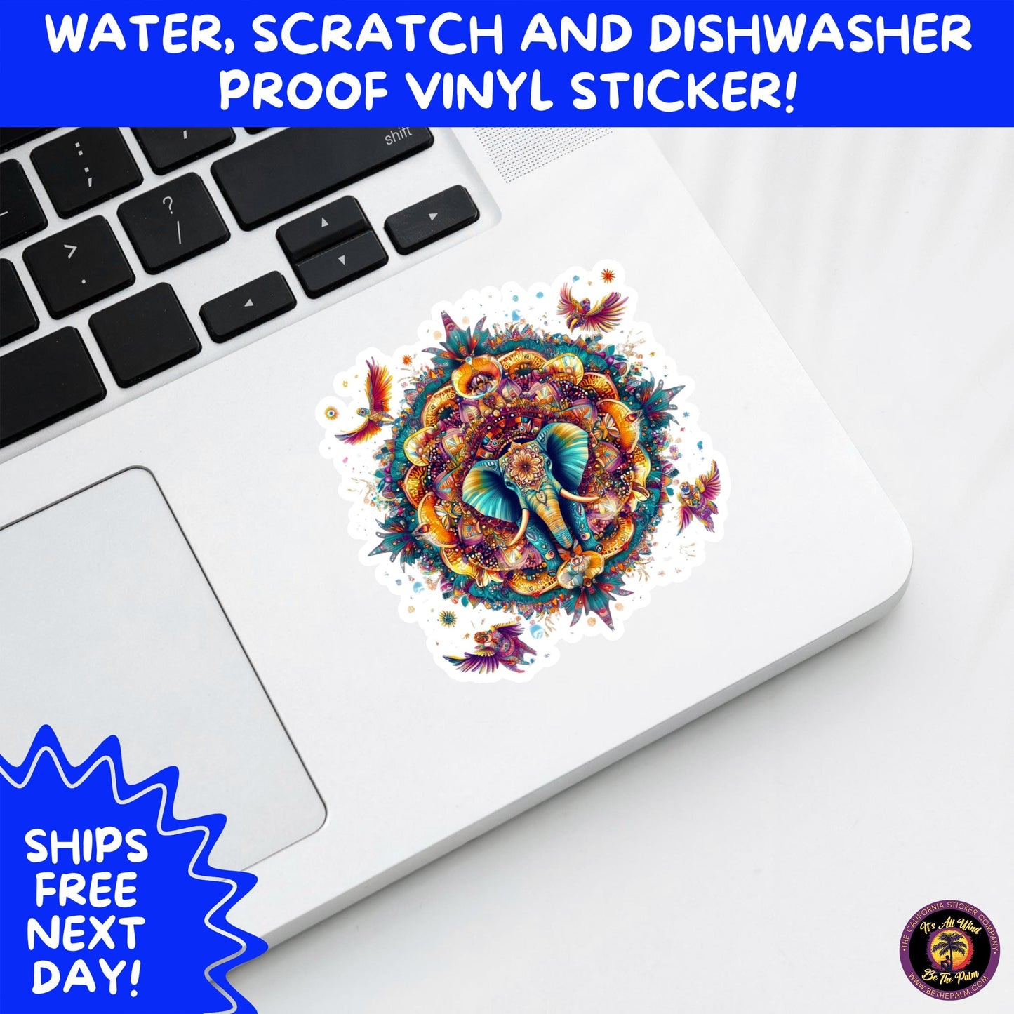 PSYCHEDELIC ART STICKERS | Trippy Groovy Vinyl Decals for Journals, Water Bottles, Laptops, Hippie Aesthetic Stickers for Vibe Lovers