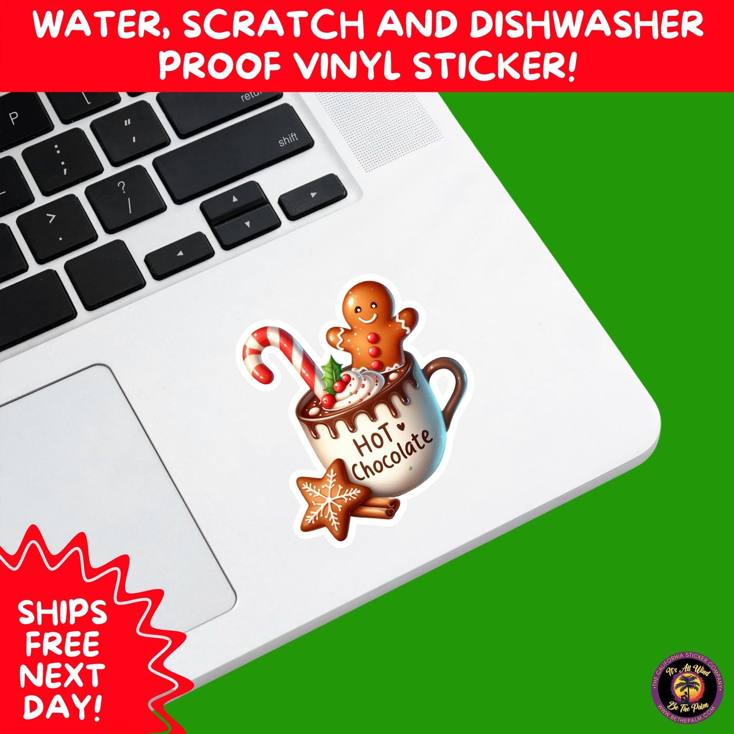 CHRISTMAS STICKER PACK | Festive Holiday Decor Vinyl Stickers Perfect for Journals Gifts Planners Stocking Stuffers Winter for coffee lovers