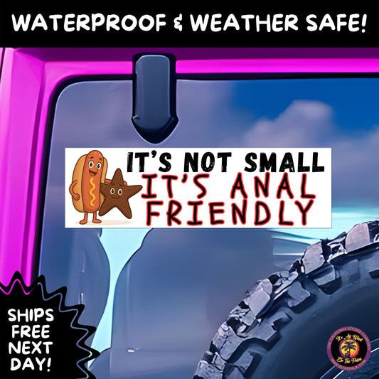 BUMPER STICKER | Funny Vinyl Decals for Cars Trucks Laptops Durable Waterproof Outdoor Sticker Gift for Drivers and Road Trips