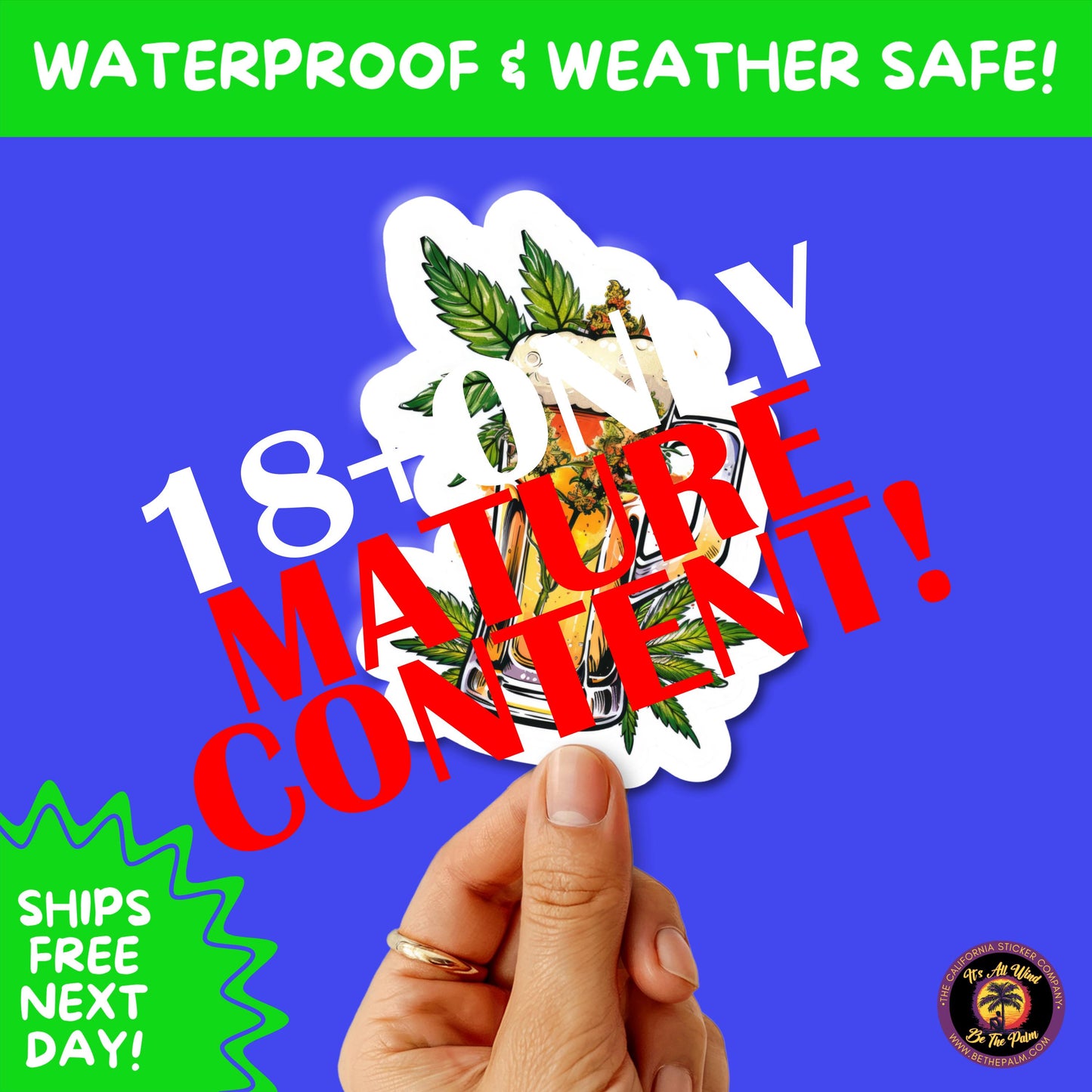 WEED STICKER SET | Funny 420 Cannabis Stickers for Water Bottle, Laptop, Hydroflask, Stoner Gift Idea, Smoker Vinyl Decal Pack