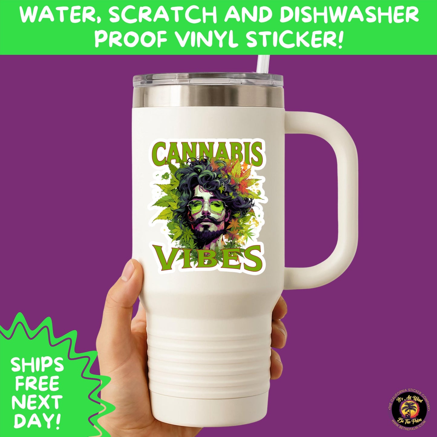 WEED STICKER SET | Funny 420 Cannabis Stickers for Water Bottle, Laptop, Hydroflask, Stoner Gift Idea, Smoker Vinyl Decal Pack
