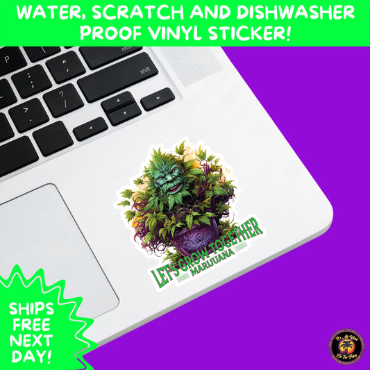 WEED STICKER SET | Funny 420 Cannabis Stickers for Water Bottle, Laptop, Hydroflask, Stoner Gift Idea, Smoker Vinyl Decal Pack