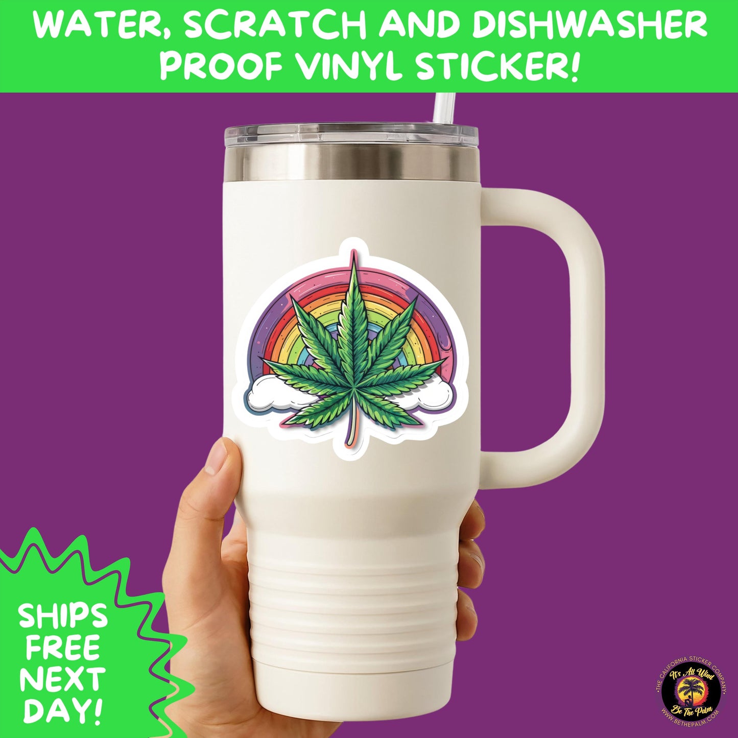 WEED STICKER SET | Funny 420 Cannabis Stickers for Water Bottle, Laptop, Hydroflask, Stoner Gift Idea, Smoker Vinyl Decal Pack