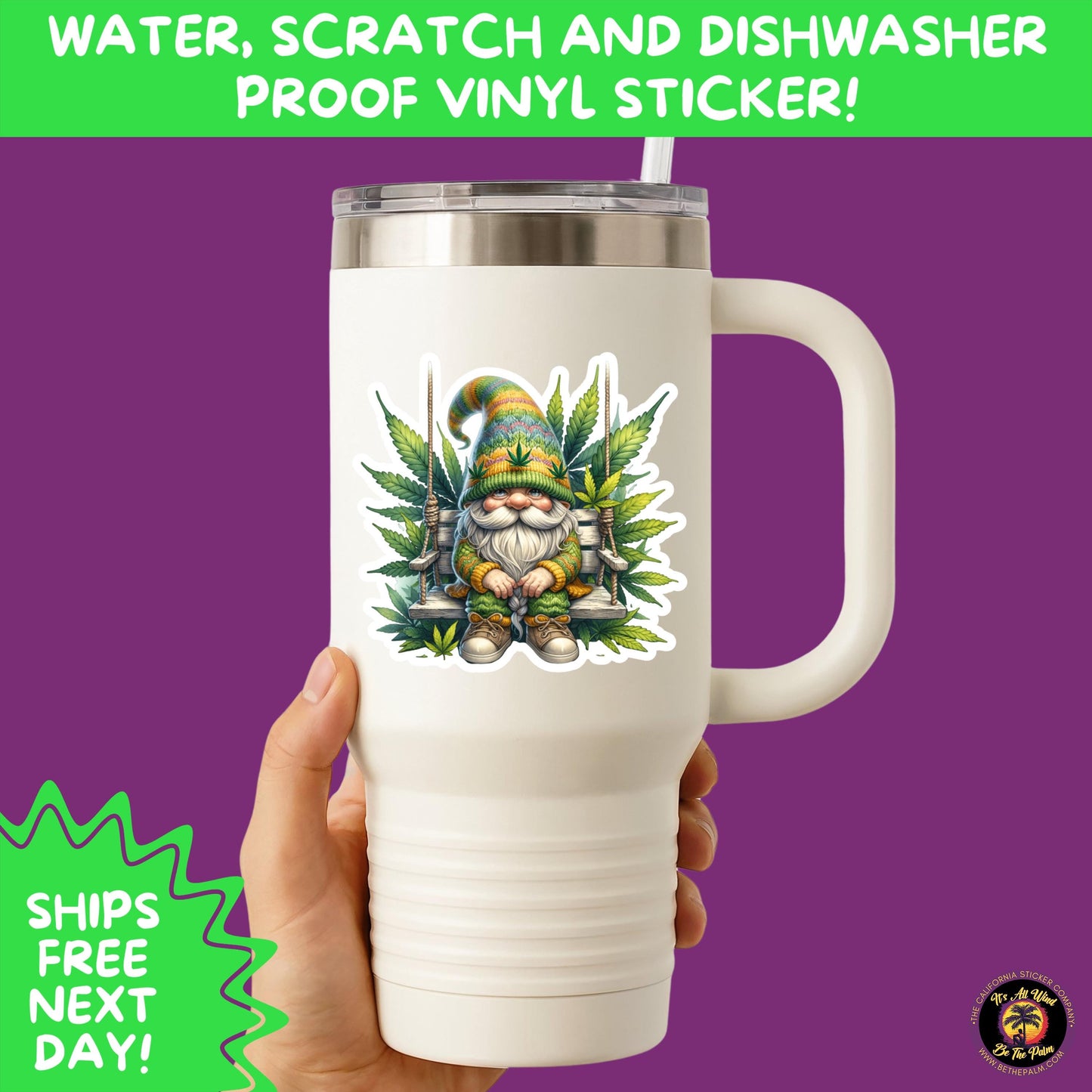 WEED STICKER SET | Funny 420 Cannabis Stickers for Water Bottle, Laptop, Hydroflask, Stoner Gift Idea, Smoker Vinyl Decal Pack