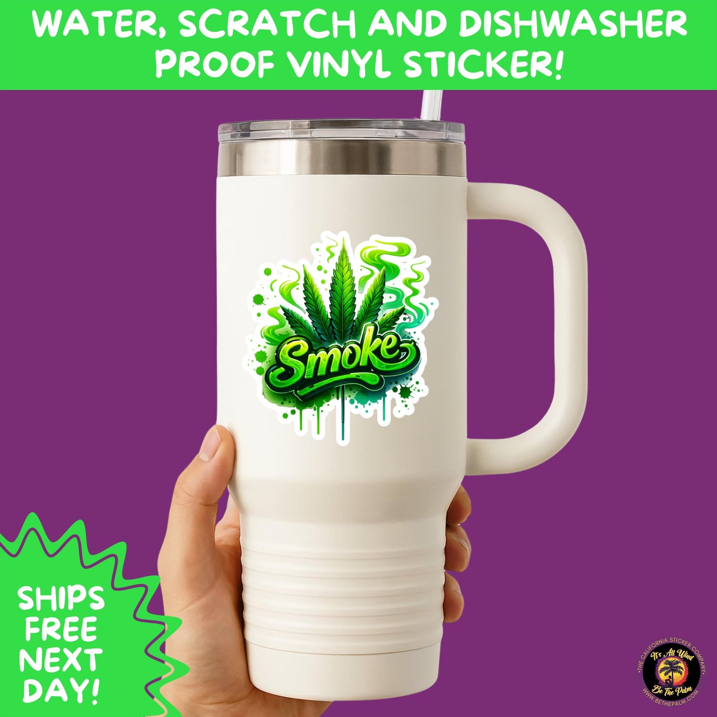 WEED STICKER SET | Funny 420 Cannabis Stickers for Water Bottle, Laptop, Hydroflask, Stoner Gift Idea, Smoker Vinyl Decal Pack