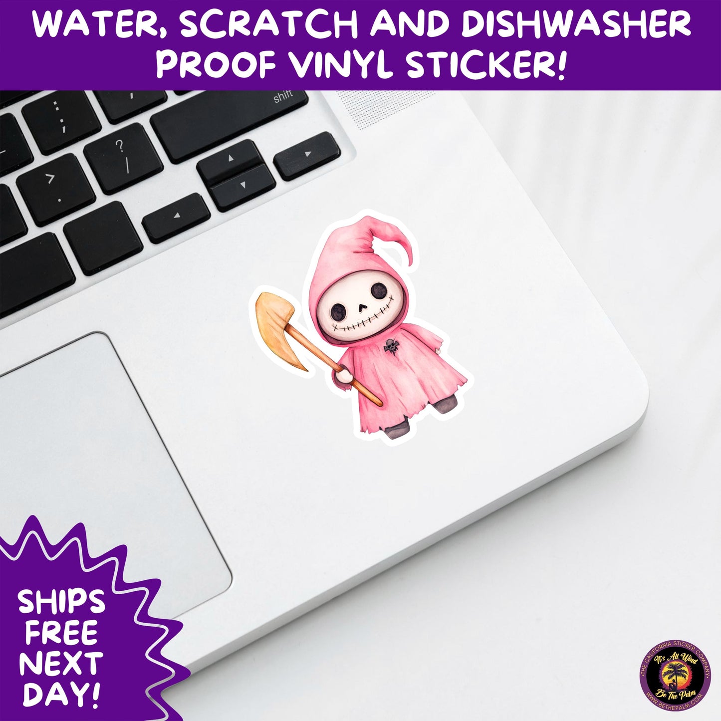 HALLOWEEN VINYL STICKERS | Spooky Ghosts, Witches, Pumpkins, Skulls and Bats β Waterproof Halloween Sticker Pack for All Ages