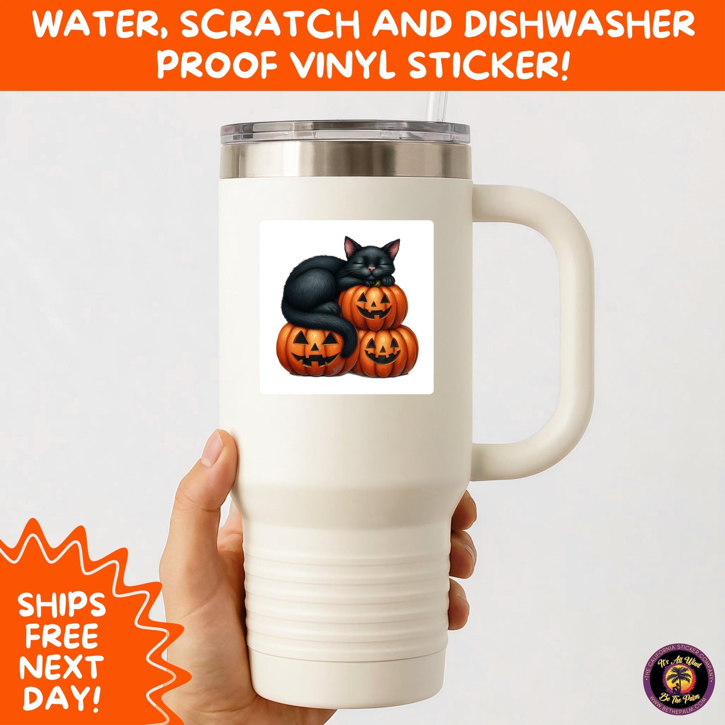 HALLOWEEN VINYL STICKERS | Spooky Ghosts, Witches, Pumpkins, Skulls and Bats β Waterproof Halloween Sticker Pack for All Ages