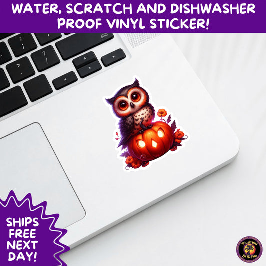 HALLOWEEN VINYL STICKERS | Spooky Ghosts, Witches, Pumpkins, Skulls and Bats Waterproof Halloween Sticker Pack for All Ages