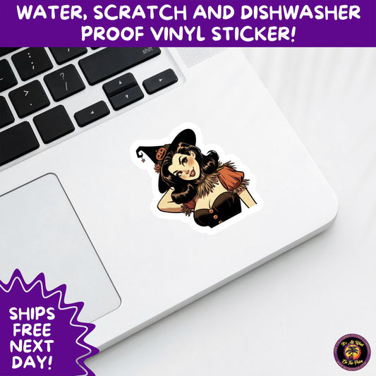 HALLOWEEN VINYL STICKERS | Spooky Ghosts, Witches, Pumpkins, Skulls and Bats – Waterproof Halloween Sticker Pack for All Ages
