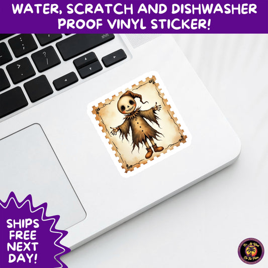 HALLOWEEN VINYL STICKERS | Spooky Ghosts, Witches, Pumpkins, Skulls and Bats – Waterproof Halloween Sticker Pack for All Ages