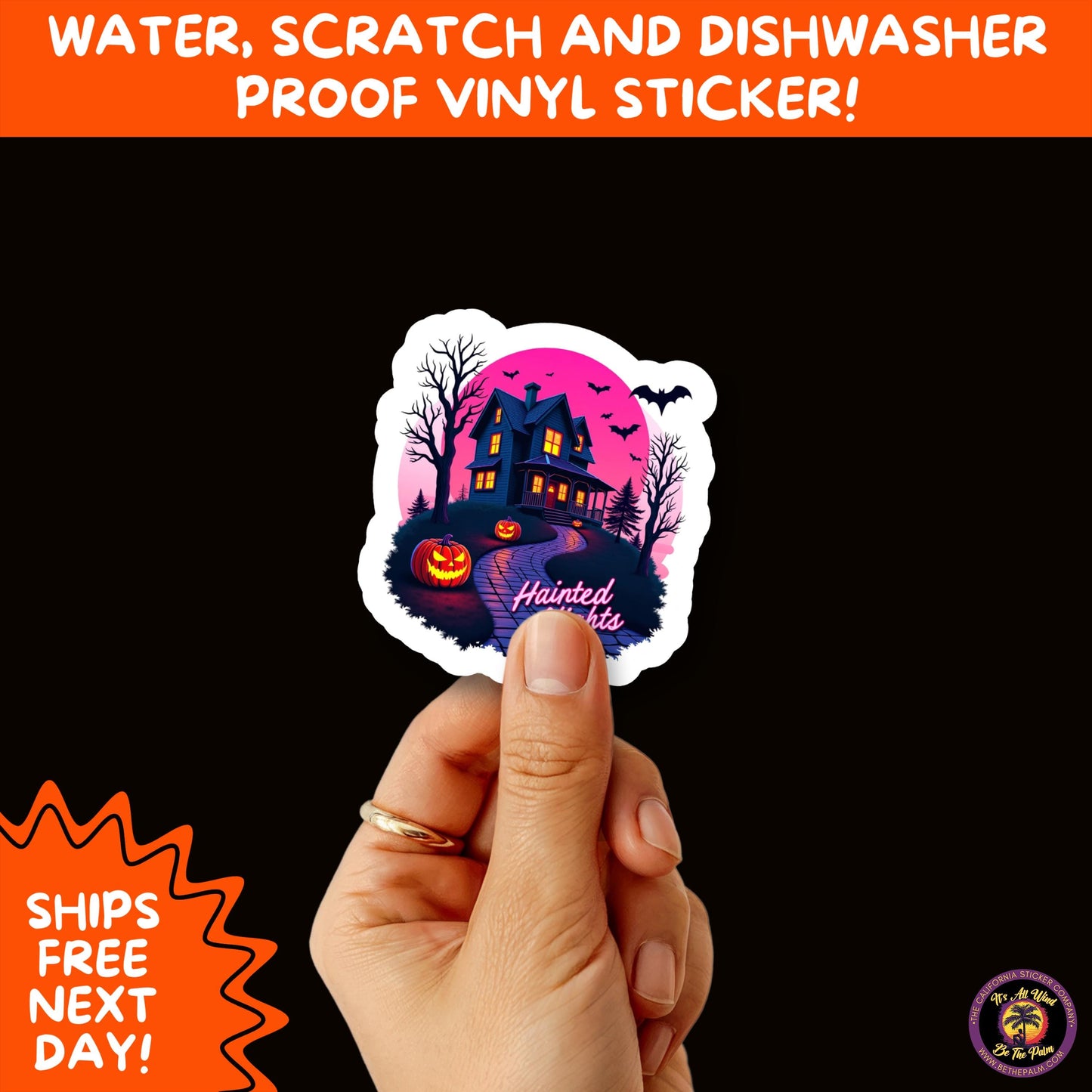 HALLOWEEN VINYL STICKERS | Spooky Ghosts, Witches, Pumpkins, Skulls and Bats β Waterproof Halloween Sticker Pack for All Ages