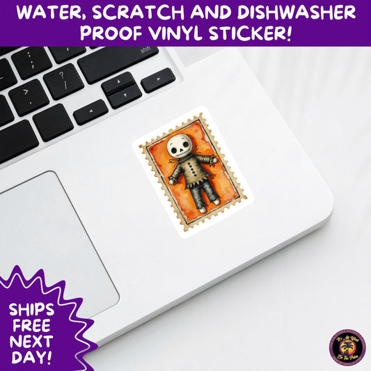 HALLOWEEN VINYL STICKERS | Spooky Ghosts, Witches, Pumpkins, Skulls and Bats – Waterproof Halloween Sticker Pack for All Ages