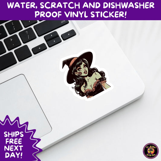 HALLOWEEN VINYL STICKERS | Spooky Ghosts, Witches, Pumpkins, Skulls and Bats – Waterproof Halloween Sticker Pack for All Ages