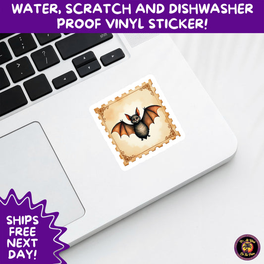 HALLOWEEN VINYL STICKERS | Spooky Ghosts, Witches, Pumpkins, Skulls and Bats – Waterproof Halloween Sticker Pack for All Ages