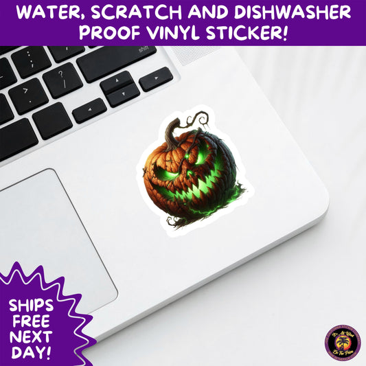 HALLOWEEN VINYL STICKERS | Spooky Ghosts, Witches, Pumpkins, Skulls and Bats – Waterproof Halloween Sticker Pack for All Ages