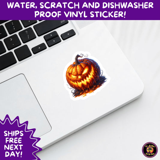 HALLOWEEN VINYL STICKERS | Spooky Ghosts, Witches, Pumpkins, Skulls and Bats – Waterproof Halloween Sticker Pack for All Ages