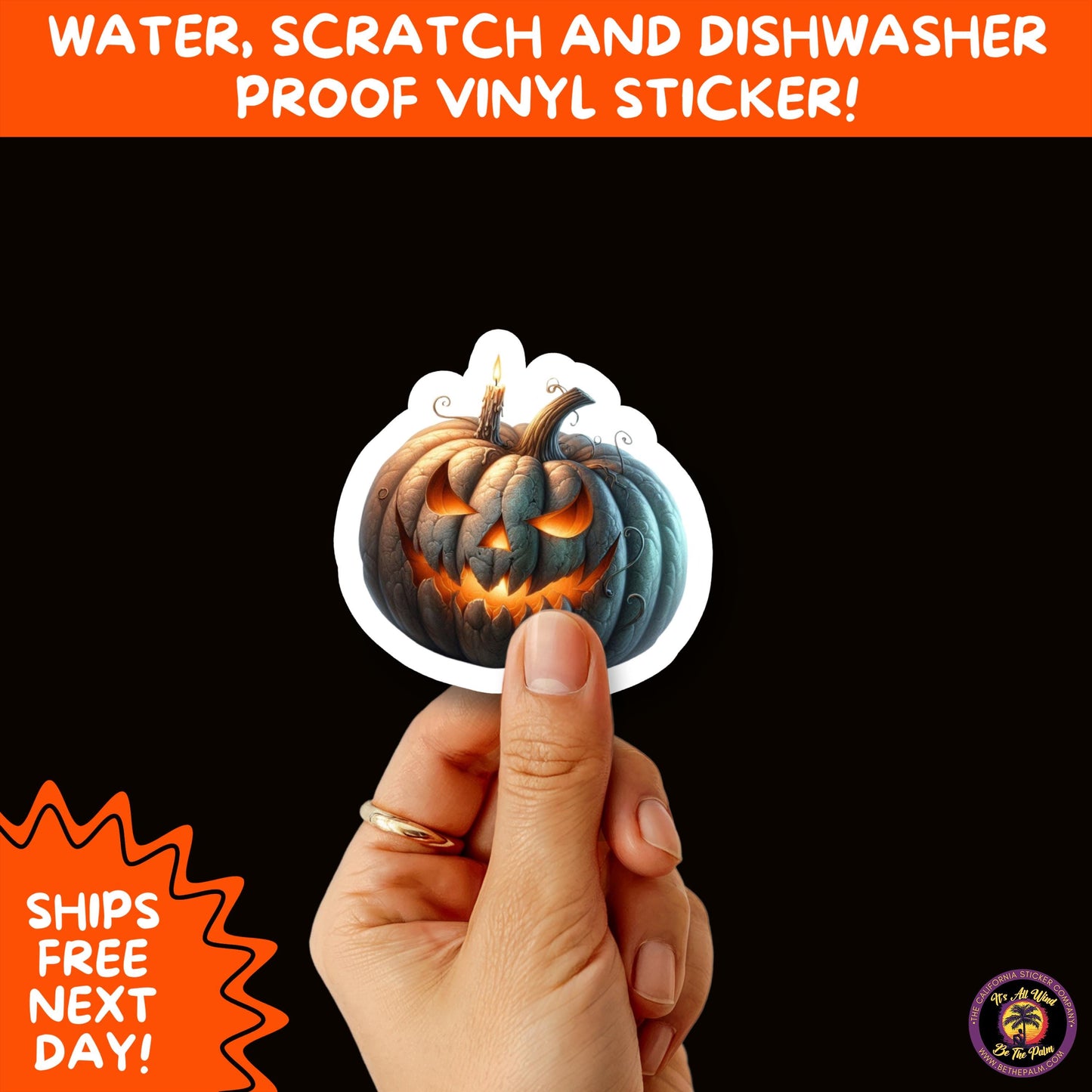 HALLOWEEN VINYL STICKERS | Spooky Ghosts, Witches, Pumpkins, Skulls and Bats β Waterproof Halloween Sticker Pack for All Ages