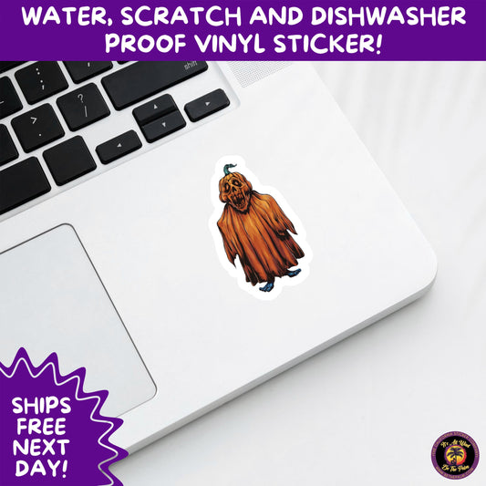 HALLOWEEN VINYL STICKERS | Spooky Ghosts, Witches, Pumpkins, Skulls and Bats – Waterproof Halloween Sticker Pack for All Ages