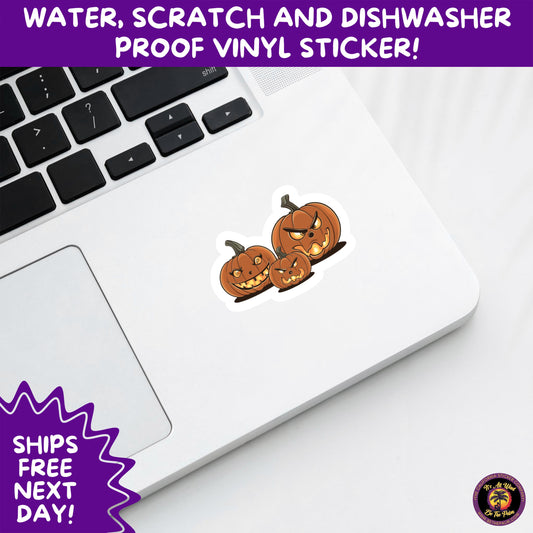 HALLOWEEN VINYL STICKERS | Spooky Ghosts, Witches, Pumpkins, Skulls and Bats – Waterproof Halloween Sticker Pack for All Ages