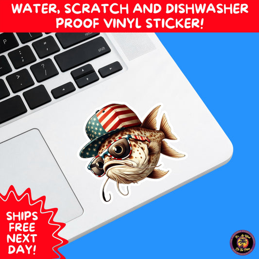 4TH OF JULY | Sticker Pack Independence Day Vinyl Decals, USA Flag, Fireworks, Red White Blue Summer Holiday Patriotic Sticker Set