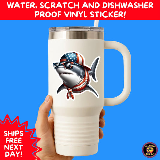 4TH OF JULY | Sticker Pack Independence Day Vinyl Decals, USA Flag, Fireworks, Red White Blue Summer Holiday Patriotic Sticker Set