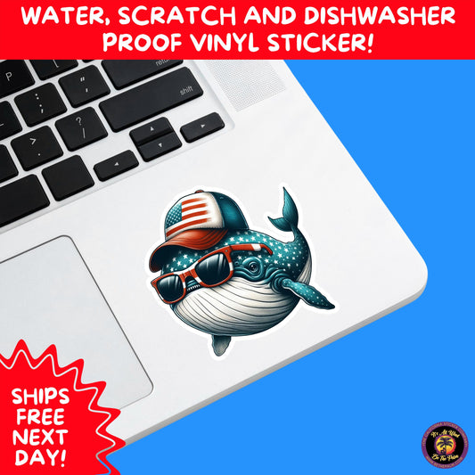 4TH OF JULY | Sticker Pack Independence Day Vinyl Decals, USA Flag, Fireworks, Red White Blue Summer Holiday Patriotic Sticker Set