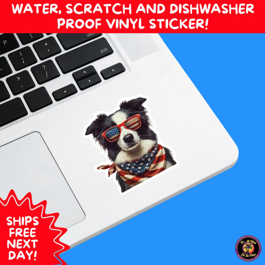 4TH OF JULY | Sticker Pack Independence Day Vinyl Decals, USA Flag, Fireworks, Red White Blue Summer Holiday Patriotic Sticker Set