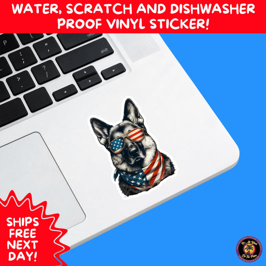 4TH OF JULY | Sticker Pack Independence Day Vinyl Decals, USA Flag, Fireworks, Red White Blue Summer Holiday Patriotic Sticker Set