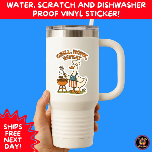 4TH OF JULY | Sticker Pack Independence Day Vinyl Decals, USA Flag, Fireworks, Red White Blue Summer Holiday Patriotic Sticker Set