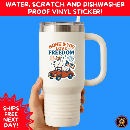 4TH OF JULY | Sticker Pack Independence Day Vinyl Decals, USA Flag, Fireworks, Red White Blue Summer Holiday Patriotic Sticker Set