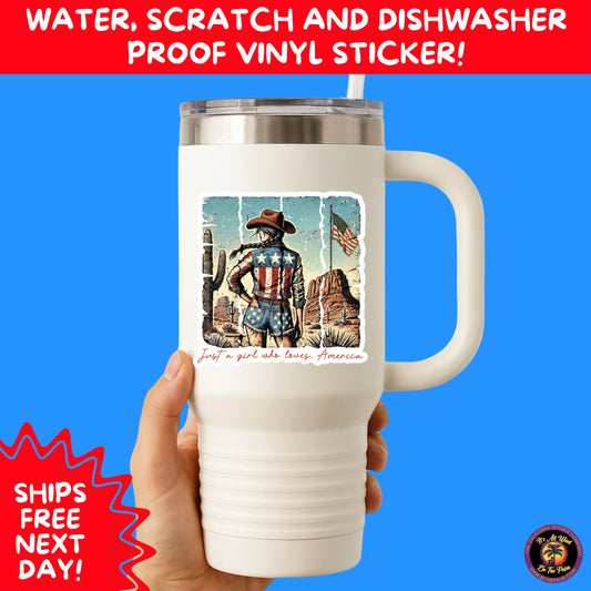 4TH OF JULY | Sticker Pack Independence Day Vinyl Decals, USA Flag, Fireworks, Red White Blue Summer Holiday Patriotic Sticker Set