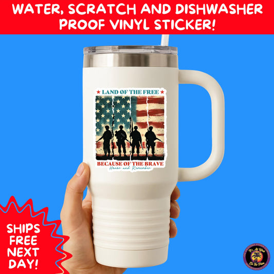 4TH OF JULY | Sticker Pack Independence Day Vinyl Decals, USA Flag, Fireworks, Red White Blue Summer Holiday Patriotic Sticker Set