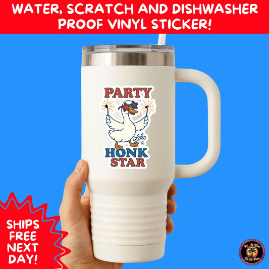 4TH OF JULY | Sticker Pack Independence Day Vinyl Decals, USA Flag, Fireworks, Red White Blue Summer Holiday Patriotic Sticker Set