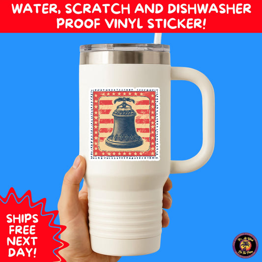 4TH OF JULY | Sticker Pack Independence Day Vinyl Decals, USA Flag, Fireworks, Red White Blue Summer Holiday Patriotic Sticker Set