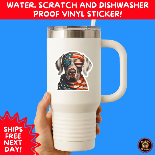 4TH OF JULY | Sticker Pack Independence Day Vinyl Decals, USA Flag, Fireworks, Red White Blue Summer Holiday Patriotic Sticker Set