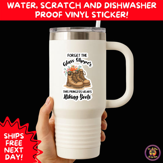 HIKING STICKERS | Set Waterproof Vinyl Decals Ideal for Backpacks Journals Cars Perfect Gift for Trail Walkers Campers and Outdoor Fans