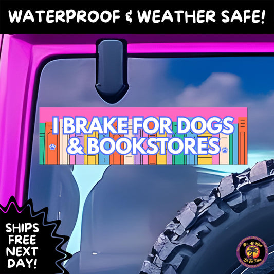 BUMPER STICKER | Funny Vinyl Decals for Cars Trucks Laptops Durable Waterproof Outdoor Sticker Gift for Drivers and Road Trips