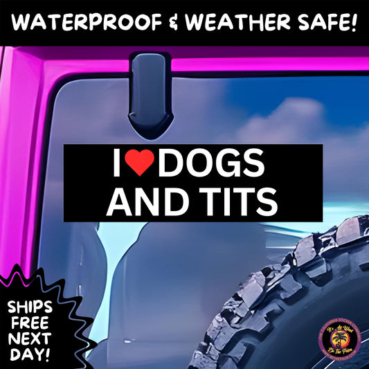 BUMPER STICKER | Funny Vinyl Decals for Cars Trucks Laptops Durable Waterproof Outdoor Sticker Gift for Drivers and Road Trips