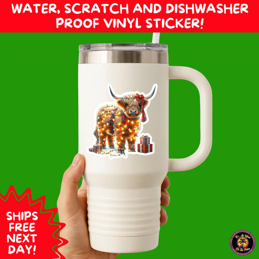 CHRISTMAS STICKER PACK | Festive Holiday Decor Vinyl Stickers Perfect for Journals Gifts Planners Stocking Stuffers Winter Aesthetic Fun