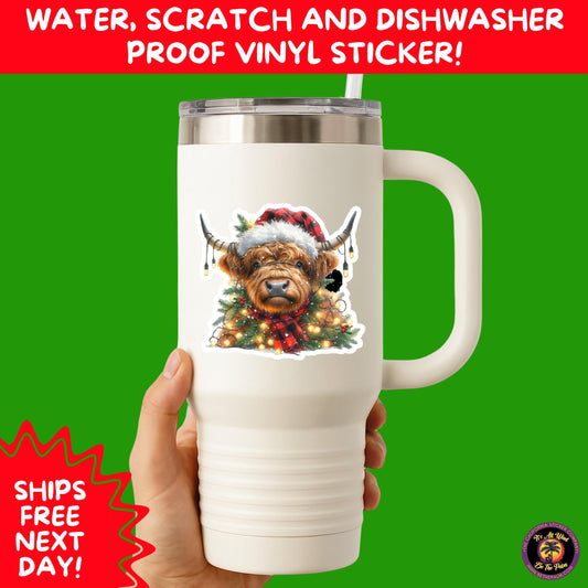 CHRISTMAS STICKER PACK | Festive Holiday Decor Vinyl Stickers Perfect for Journals Gifts Planners Stocking Stuffers Winter Aesthetic Fun