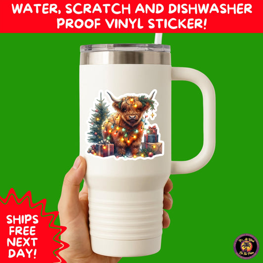 CHRISTMAS STICKER PACK | Festive Holiday Decor Vinyl Stickers Perfect for Journals Gifts Planners Stocking Stuffers Winter Aesthetic Fun