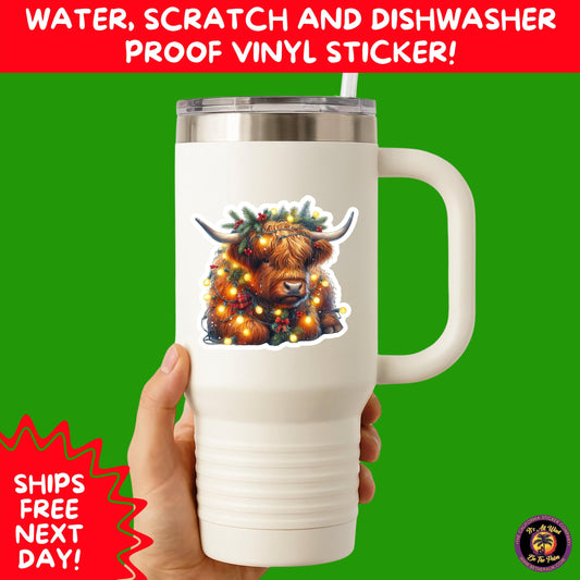 CHRISTMAS STICKER PACK | Festive Holiday Decor Vinyl Stickers Perfect for Journals Gifts Planners Stocking Stuffers Winter Aesthetic Fun