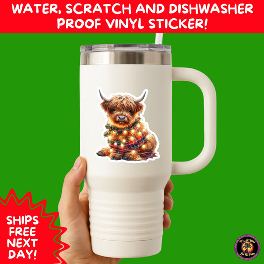 CHRISTMAS STICKER PACK | Festive Holiday Decor Vinyl Stickers Perfect for Journals Gifts Planners Stocking Stuffers Winter Aesthetic Fun