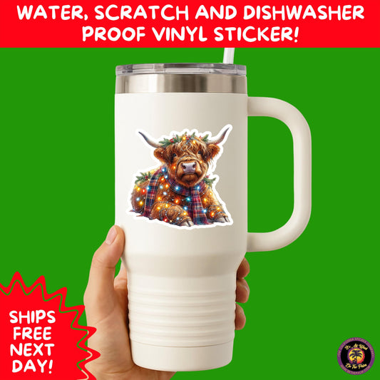 CHRISTMAS STICKER PACK | Festive Holiday Decor Vinyl Stickers Perfect for Journals Gifts Planners Stocking Stuffers Winter Aesthetic Fun