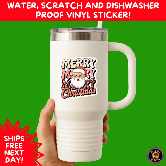 CHRISTMAS STICKER PACK | Festive Holiday Decor Vinyl Stickers Perfect for Journals Gifts Planners Stocking Stuffers Winter Aesthetic Fun