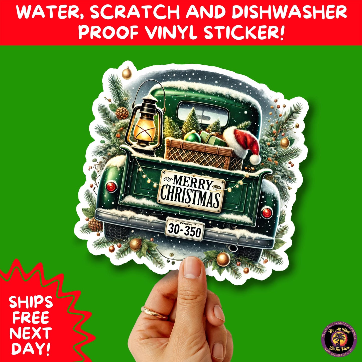 CHRISTMAS STICKER PACK | Festive Holiday Decor Vinyl Stickers Perfect for Journals Gifts Planners Stocking Stuffers Winter Aesthetic Fun