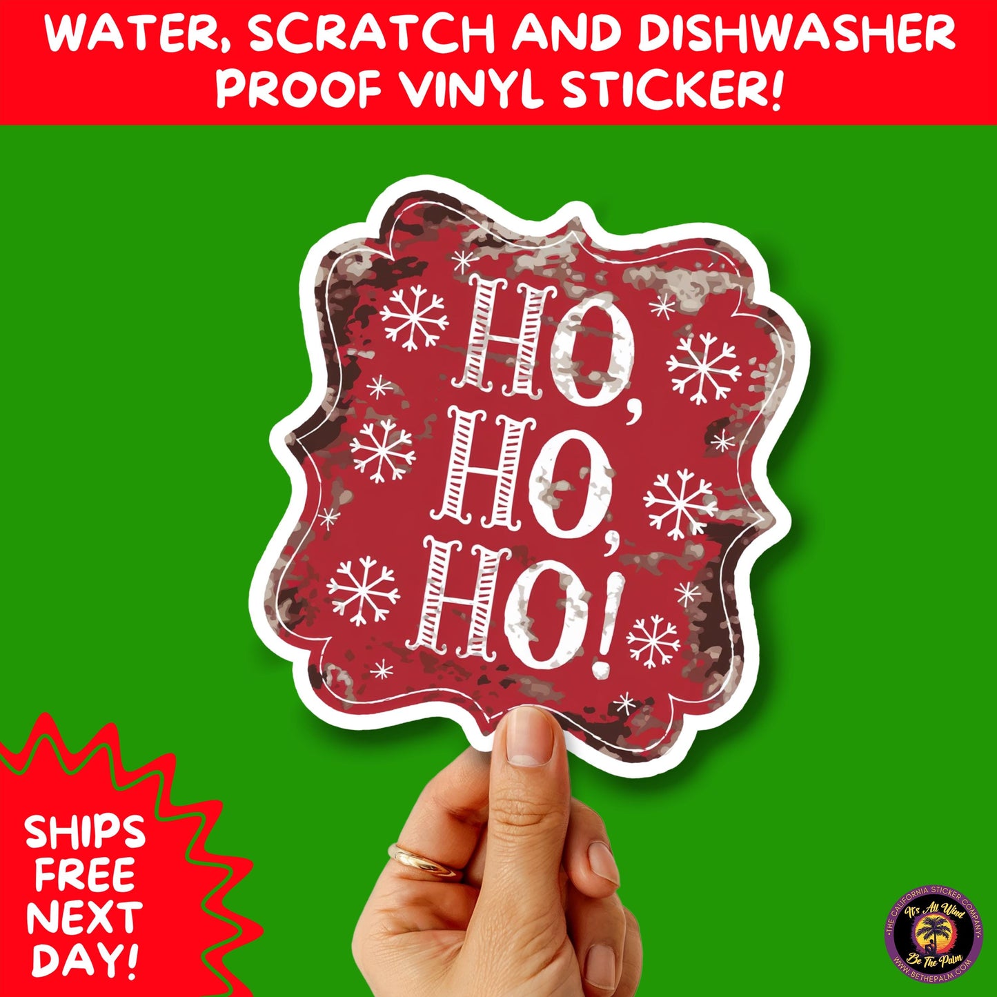 CHRISTMAS STICKER PACK | Festive Holiday Decor Vinyl Stickers Perfect for Journals Gifts Planners Stocking Stuffers Winter Aesthetic Fun