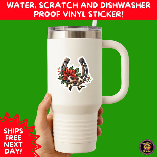 CHRISTMAS STICKER PACK | Festive Holiday Decor Vinyl Stickers Perfect for Journals Gifts Planners Stocking Stuffers Winter Aesthetic Fun